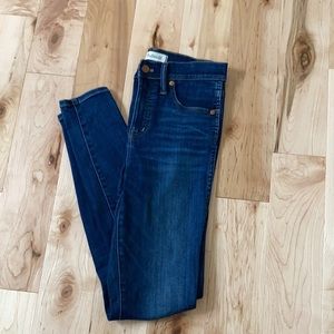 Madewell Jeans: high waist, skinny